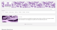 Desktop Screenshot of planoacomunicacao.com.br